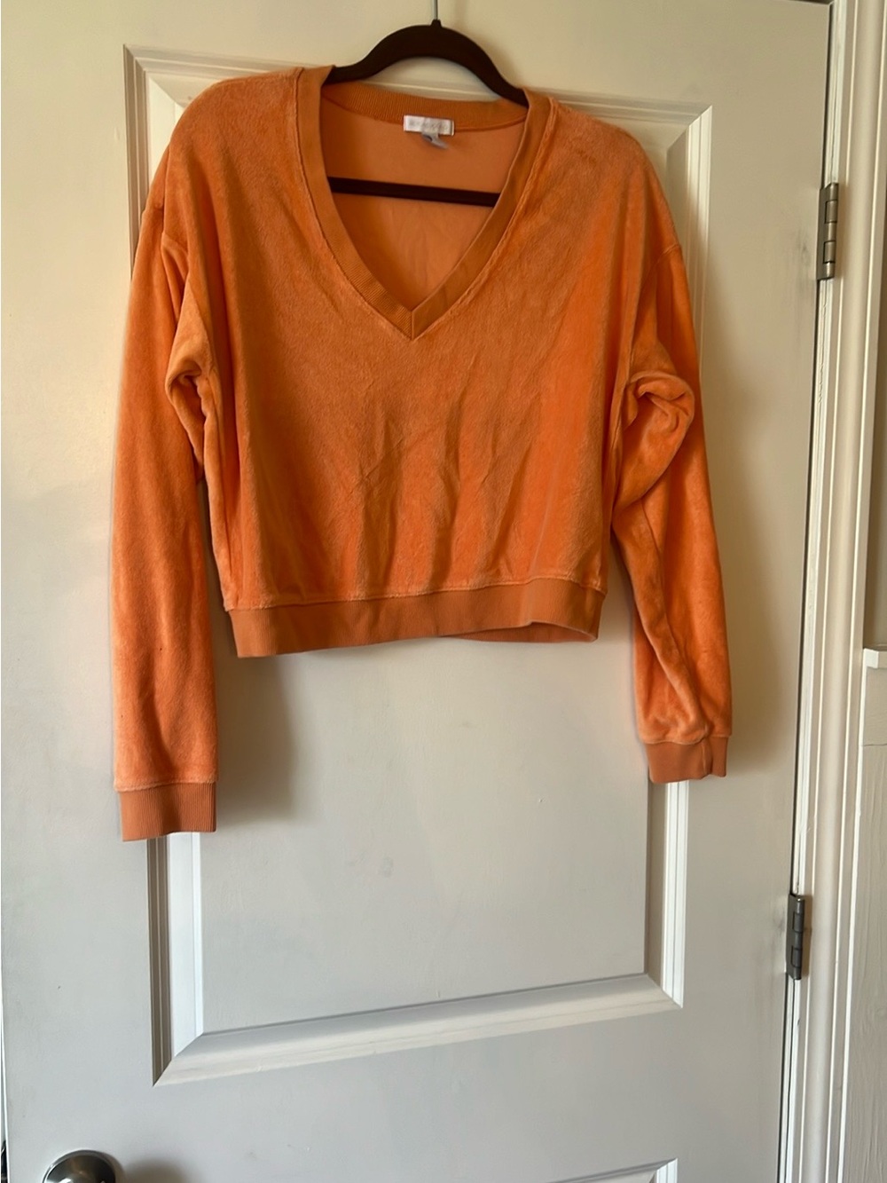 Beyond yoga  Tropez Sweatshirt Pullover Peach Blush​